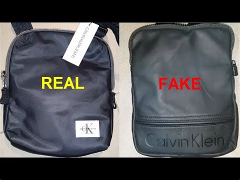 fake calvin klein vs real bag|calvin klein bag authenticity check.